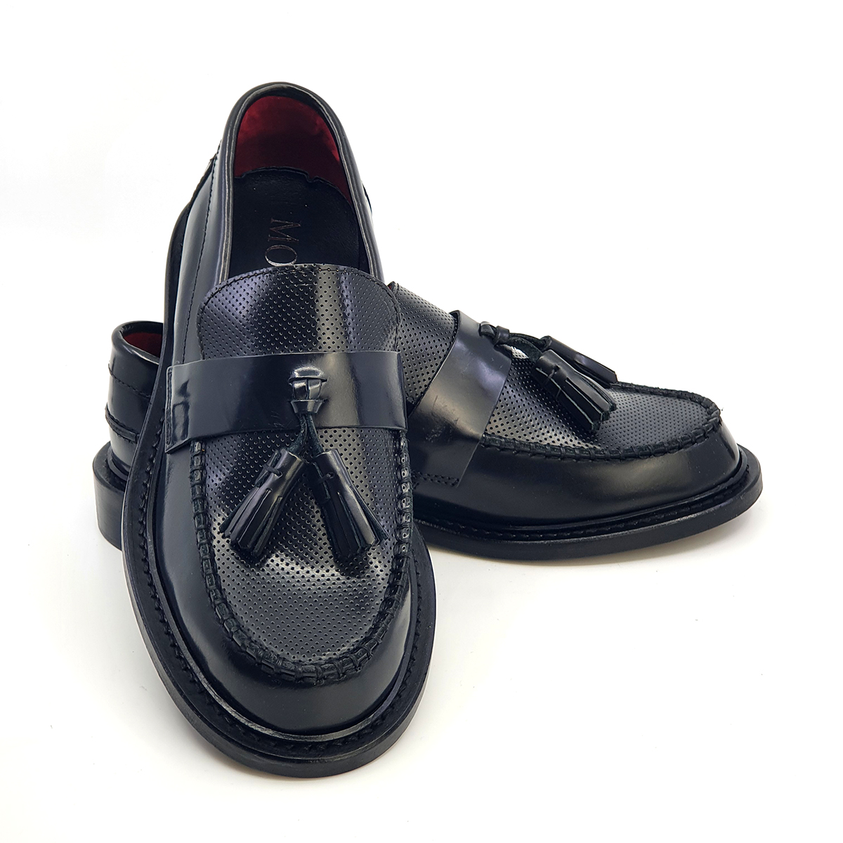 The Prince Teabag Black Loafers – Mod Ska Northern Soul Ladies Shoes By ...
