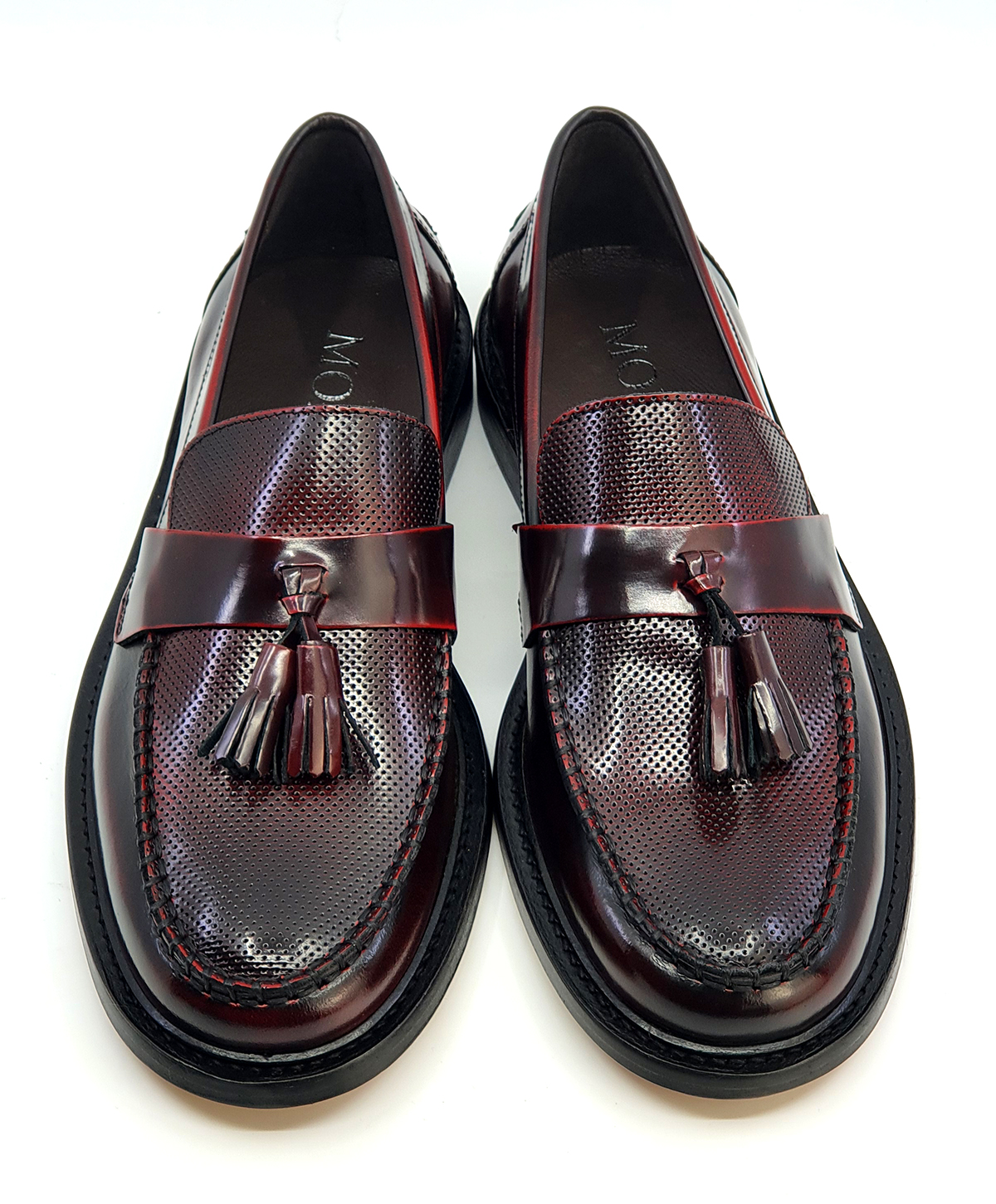 The Prince Teabag – Oxblood Tassel Loafers – Mod Shoes