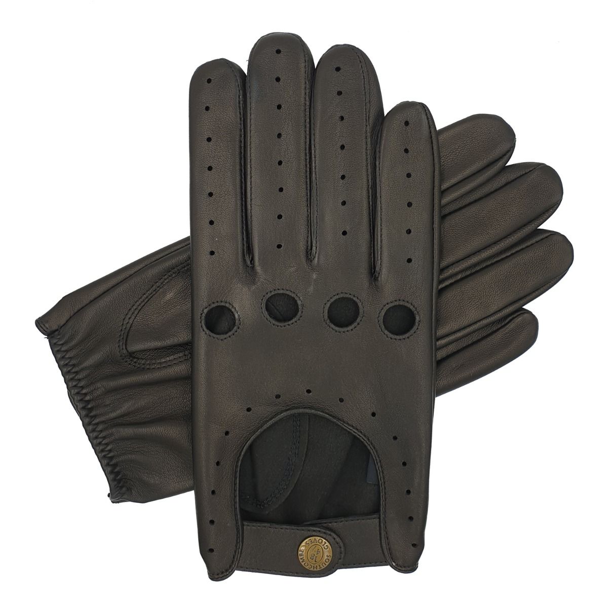 Black mens driving gloves new arrivals