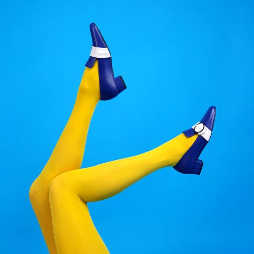 40 Denier Yellow Tights – ladies vintage retro 60s – 70s style – Mod Shoes