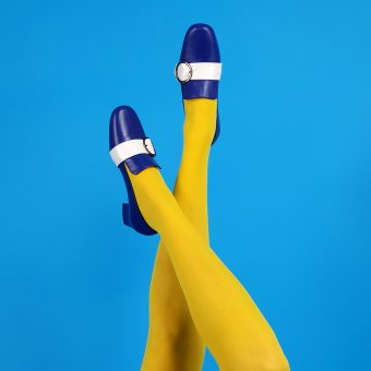 40 Denier Yellow Tights – ladies vintage retro 60s – 70s style – Mod Shoes
