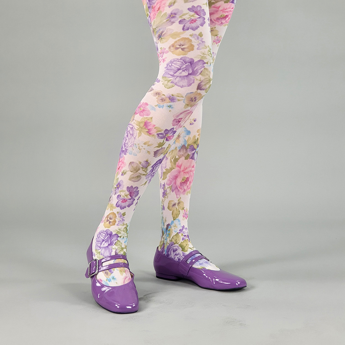 flower pattern tights