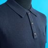 Gabicci Jackson Short Sleeve Plain Polo In Navy