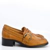 The Marcia In Tan - Ladies Retro 60's Style Brogue Shoes by Mod Shoes