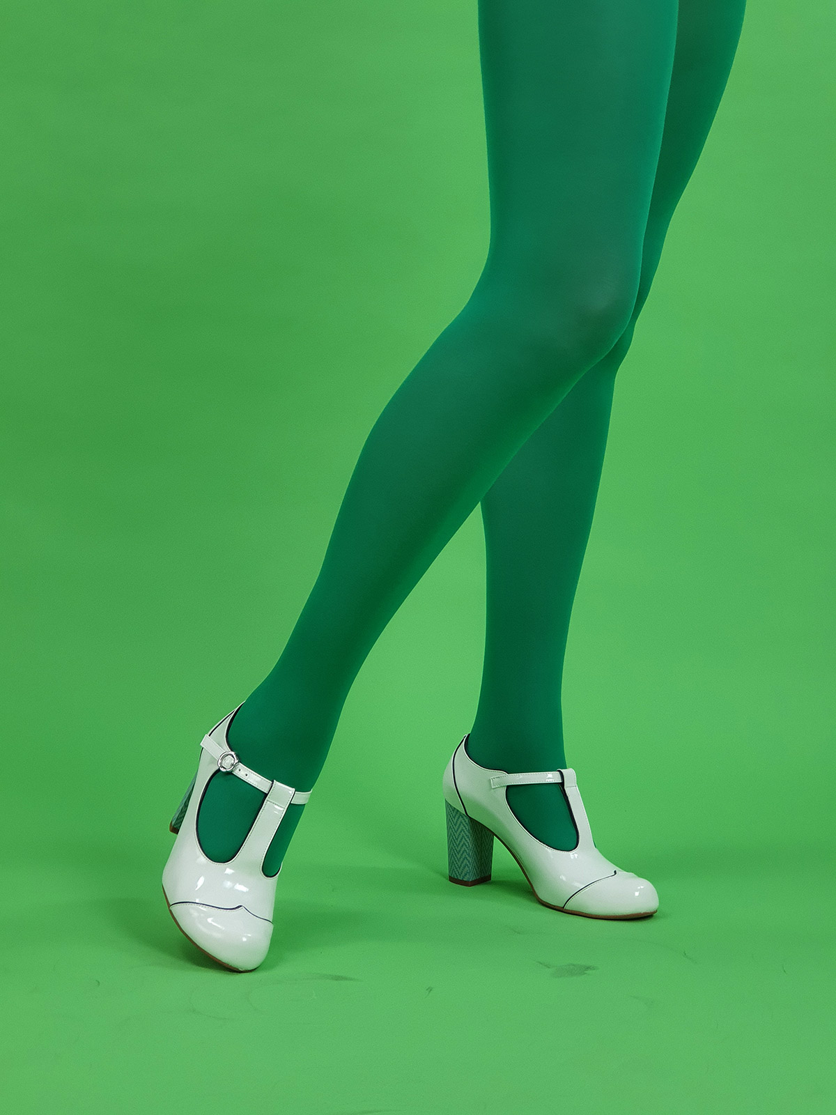 emerald green tights