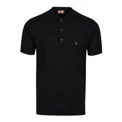 Gabicci Jackson Short Sleeve Plain Polo In Black