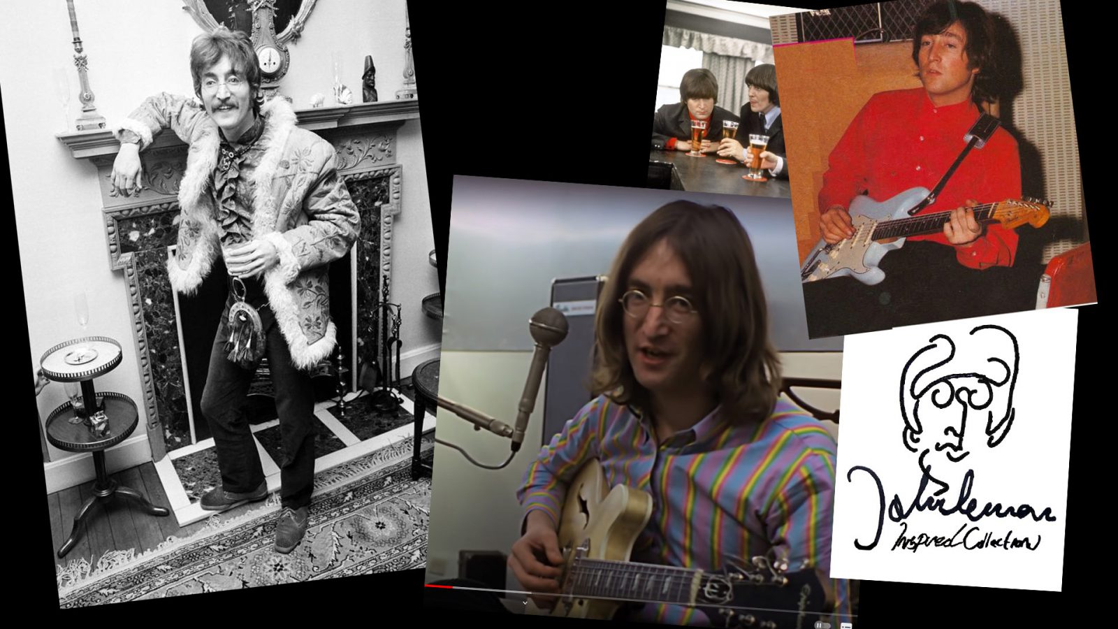 The ‘Get Back’ Shirt (John Lennon Inspired) – Multi Colour Long Sleeve ...
