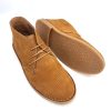 The Preston - Cord Effect Desert Boots In Whisky