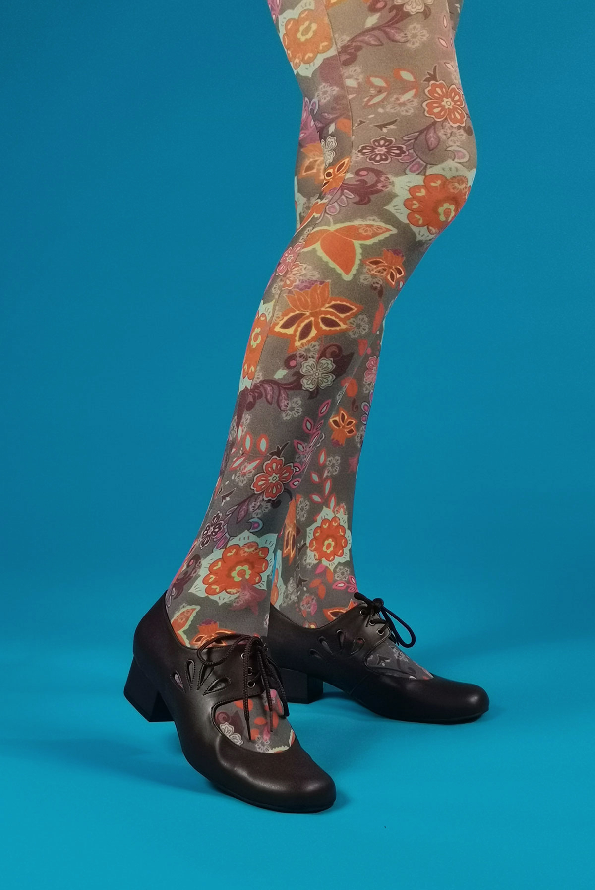 Floral tights sales uk