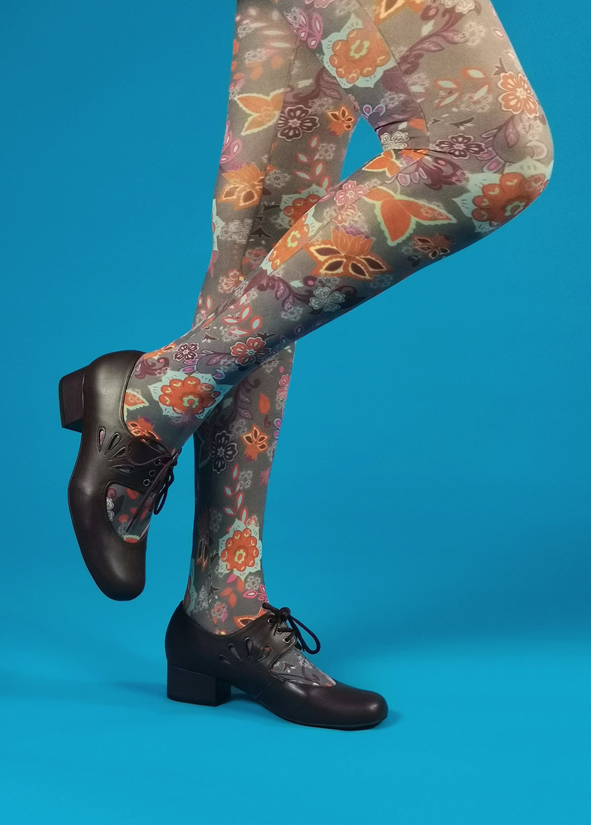 Womens floral tights on sale