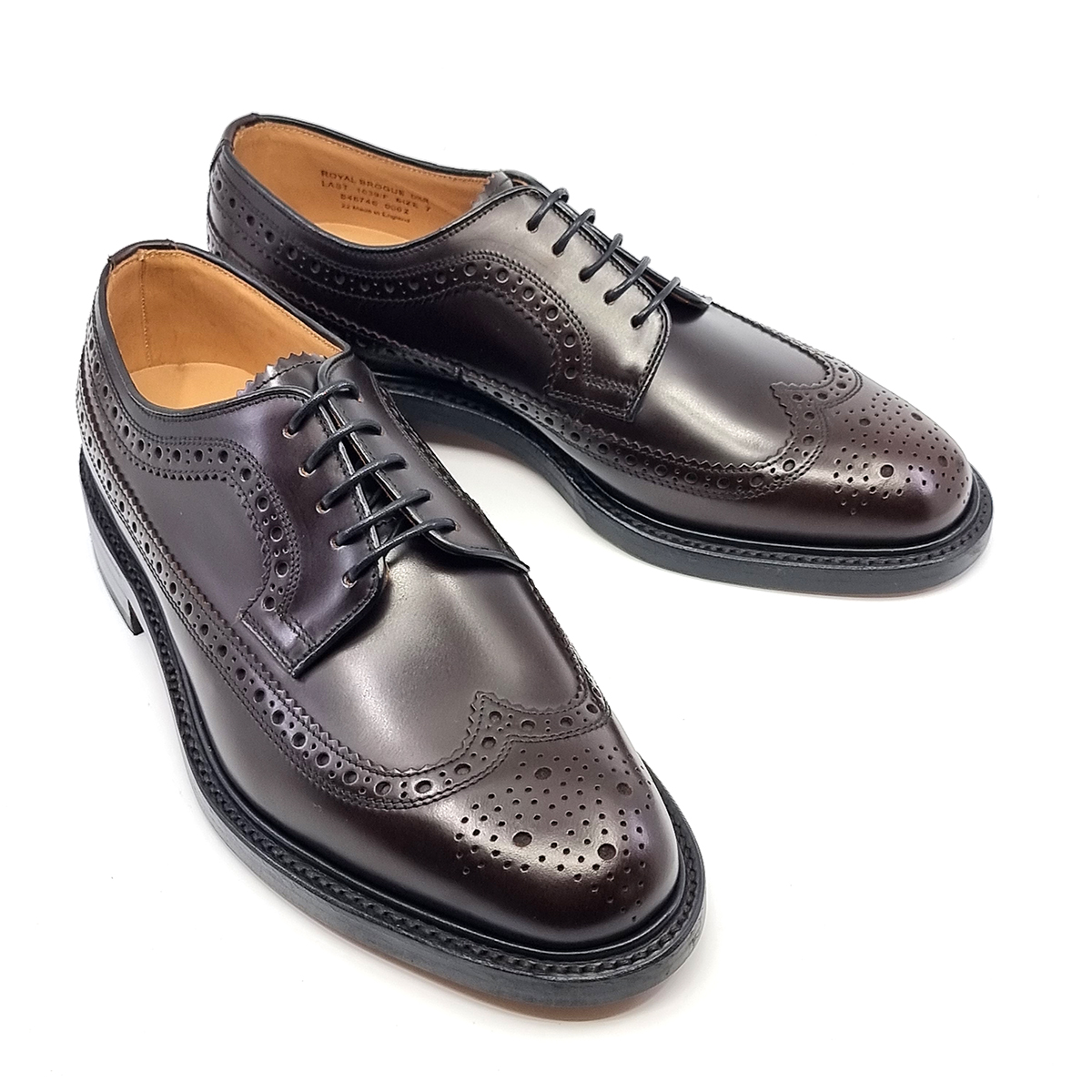 Loake Royal Brown Brogues – Modshoes Exclusive – Mod Shoes