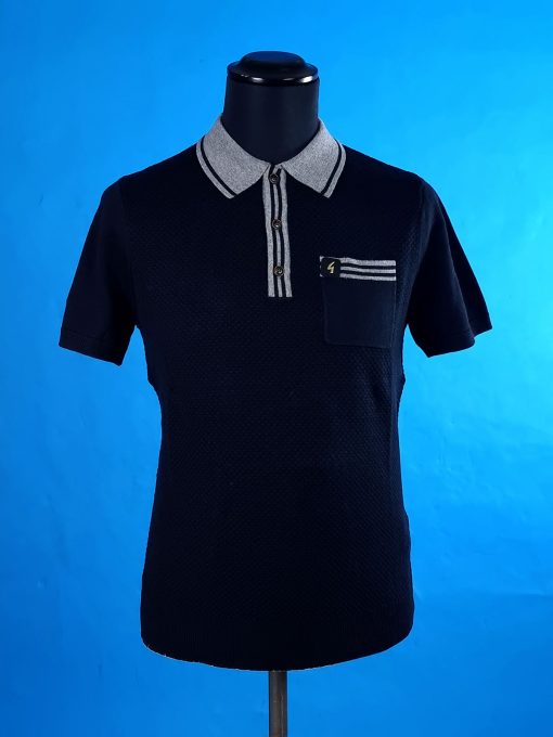 Gabicci Amalfi Black - 60s 70s Casual Style Top - Image 4