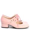 The Marianne In Candy Floss Pink Patent Leather - 60's 70's Vintage Style Ladies Shoes