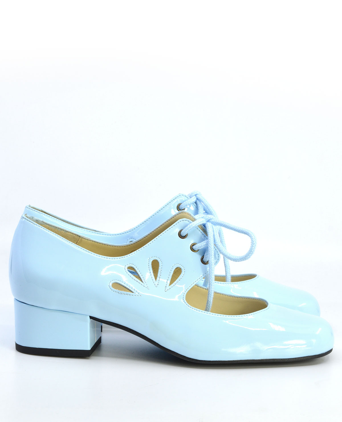 The Vegan Marianne In Baby Blue – Ladies Retro Shoes by Mod Shoes – Mod  Shoes