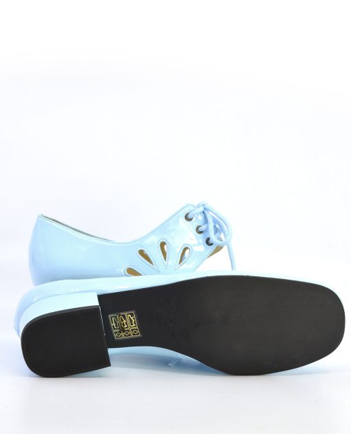 The Vegan Marianne In Baby Blue – Ladies Retro Shoes by Mod Shoes – Mod ...