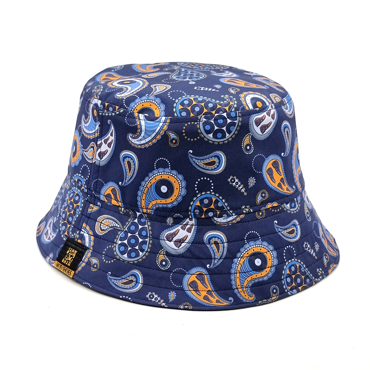 The Cappello – Blue Paisley Bucket Hat – Britpop Stone Roses Madchester ...