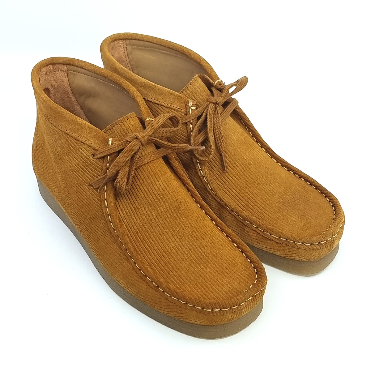 The “Ashcroft” Boots In Whisky Cord – Mod Shoes