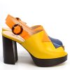 The Kiki in 3 Colours - Ladies Retro 70's Platform Shoe by Mod Shoes