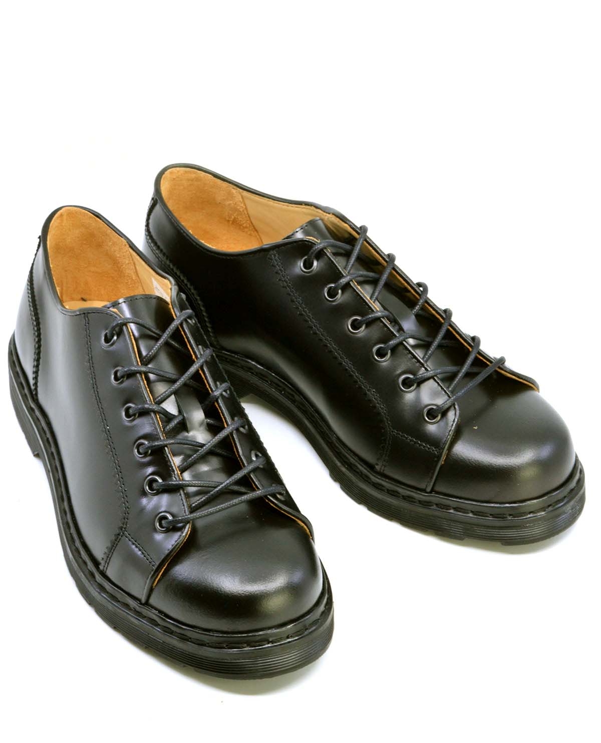 Monkey Shoes In Black – Hard Mod Skinhead – Mod Shoes