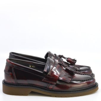 The Prince 'Air Cushion' Soles Oxblood Loafers - Mod Ska Northern Soul Women's Shoes By Mod Shoes