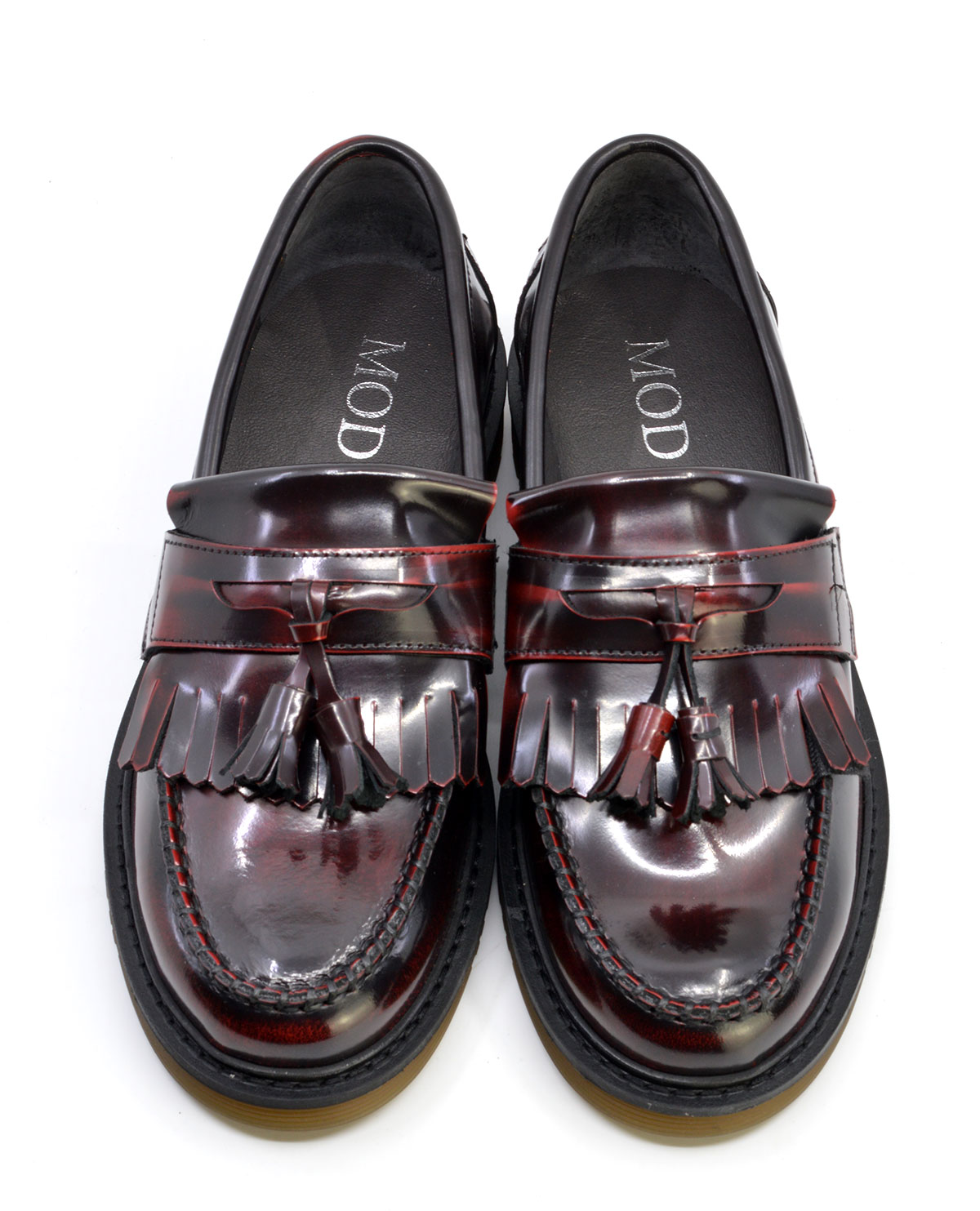 The Prince ‘Air Cushion’ Soles Oxblood Loafers – Mod Ska Northern Soul ...