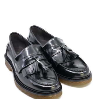 The Prince 'Air Cushion' Soles - Black Tassel Loafers Image