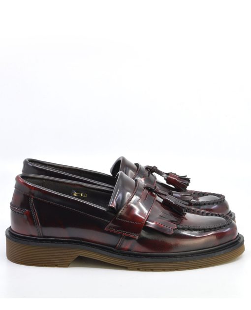 The Prince ‘Air Cushion’ Soles – Oxblood Tassel Loafers – Mod Shoes