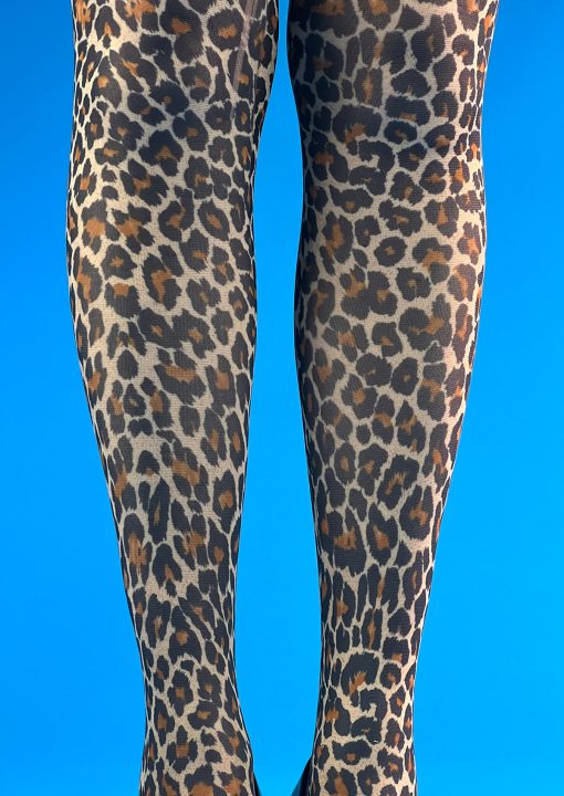 Leopard print pantyhose hot sale