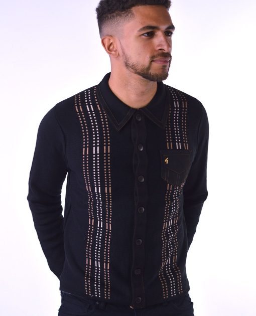 gabicci-spring-summer-2023-50-years-button-through-black-honeycomb-dashed-stripe-04