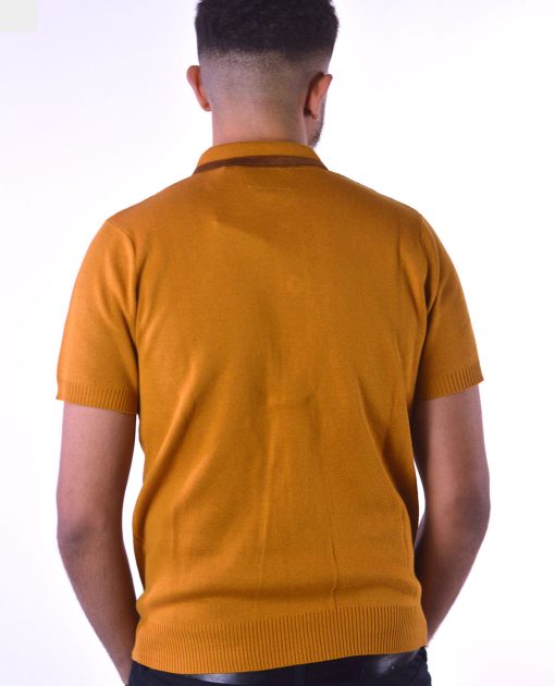 Gabicci Vintage - Idol Short Sleeve Honeycomb - Knitted Polo - 50th Anniversary Special