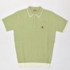 Gabicci Jura Pistachio  - Short Sleeve Knitted Polo