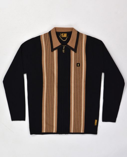 gabicci-spring-summer-2023-50-years-zip-through-black-pecan-stripe-01