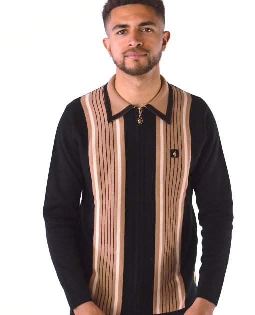 gabicci-spring-summer-2023-50-years-zip-through-black-pecan-stripe-03
