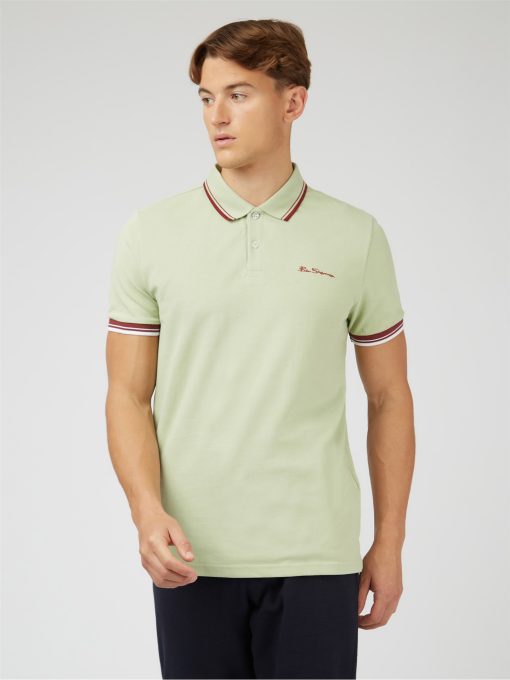 modshoes ben sherman Signature Polo Pistachio 2023 01