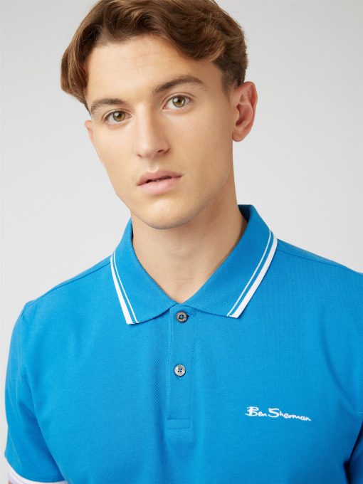 modshoes ben sherman Signature Polo blue 2023 05