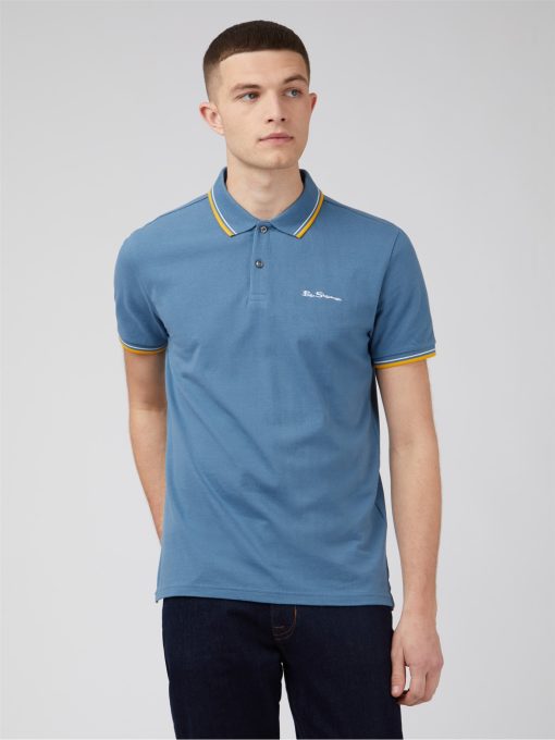modshoes ben sherman Signature Polo blue shadow 2023 01