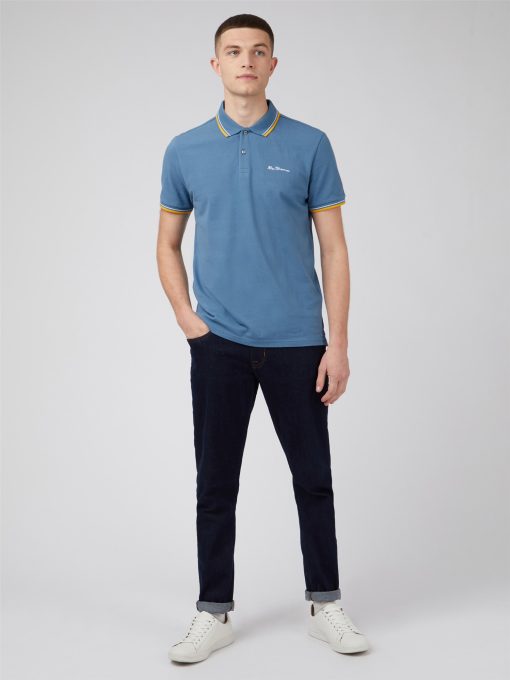 modshoes ben sherman Signature Polo blue shadow 2023 02