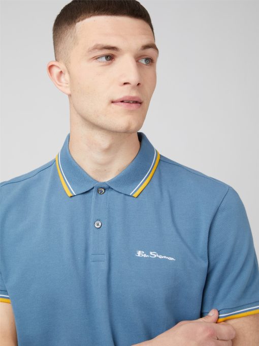 modshoes ben sherman Signature Polo blue shadow 2023 05