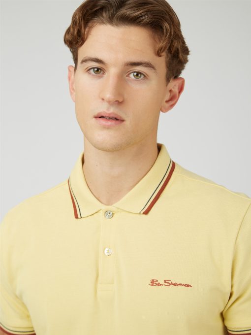 modshoes ben sherman Signature Polo lemon 2023 05