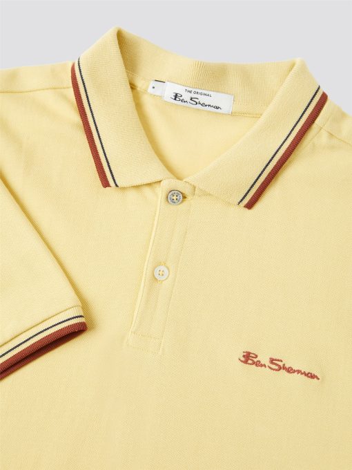 modshoes ben sherman Signature Polo lemon 2023 06