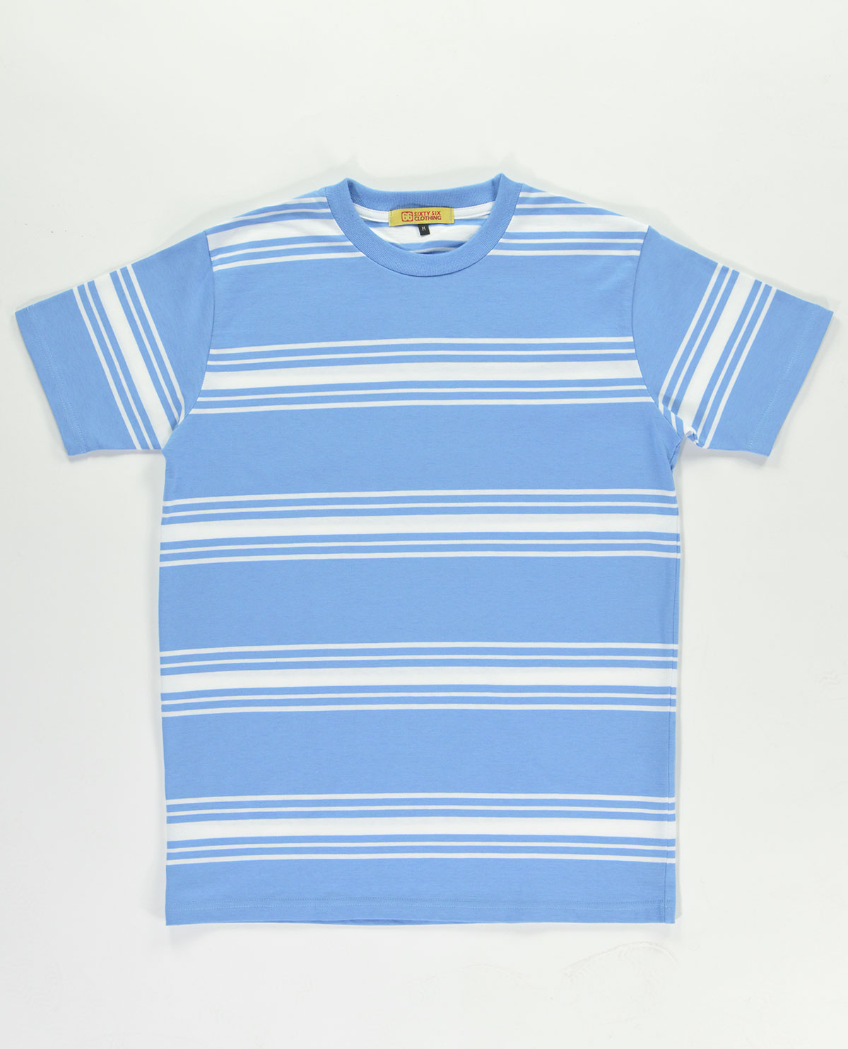 ‘On Campus’ T-Shirt – Sky Blue and White Stripe Surf Inspired By 66 ...