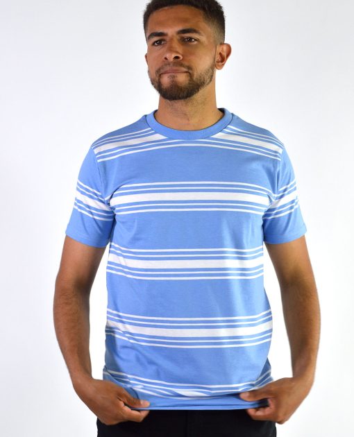 66-Clothing-Surf-Inspired-High-Collar-60s-Tshirt-80s-Casuals-in-Light-Blue-Stripe-02