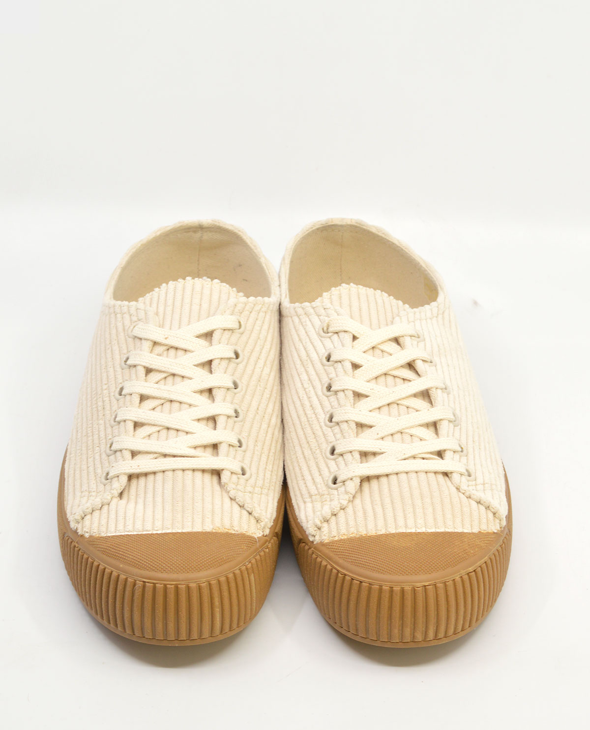 The “Mateo” Shoe In Cream Cord – Mod Shoes