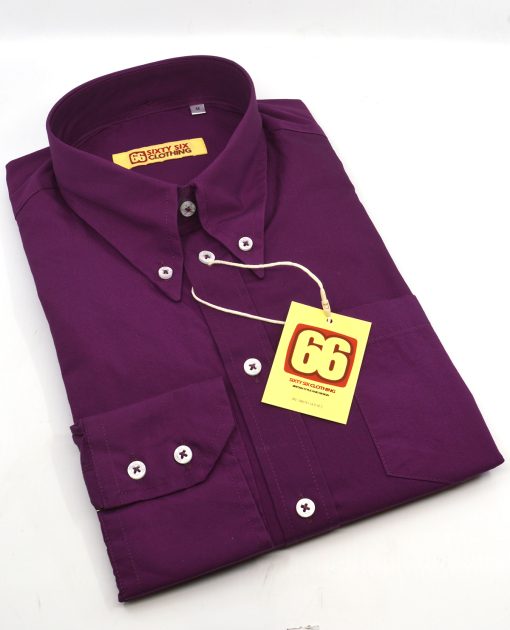 66-Clothing-Jackpot-Shirt-in-Purple-Mod-Skin-Suedehead-Style-Button-Down-01