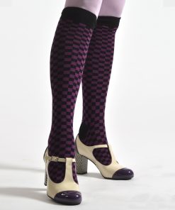 Carnaby Psychedelic Pattern Tights - ladies vintage retro 60s - 70s style