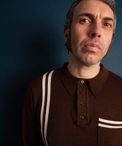 The 'Dave Quad' In Cocoa & Cream Stripe - Dave From Quadrophenia Inspired Top - by 66 Clothing