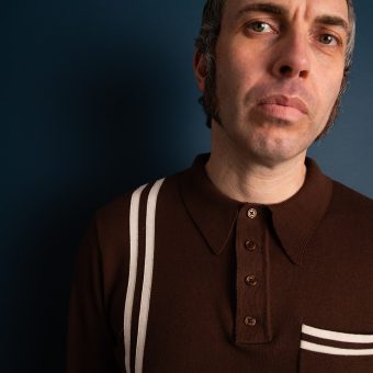 The 'Dave Quad' In Cocoa & Cream Stripe - Dave From Quadrophenia Inspired Top - by 66 Clothing