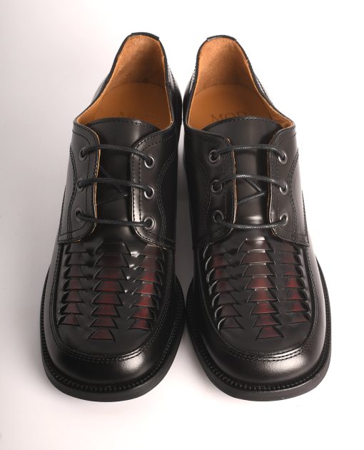 modshoes-the-donna-V2-box-tops-leather-in-black-with-oxblood-weave-04