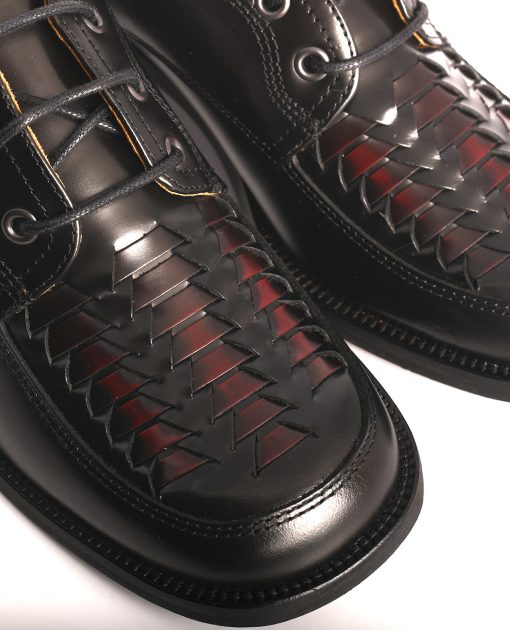 modshoes-the-donna-V2-box-tops-leather-in-black-with-oxblood-weave-07