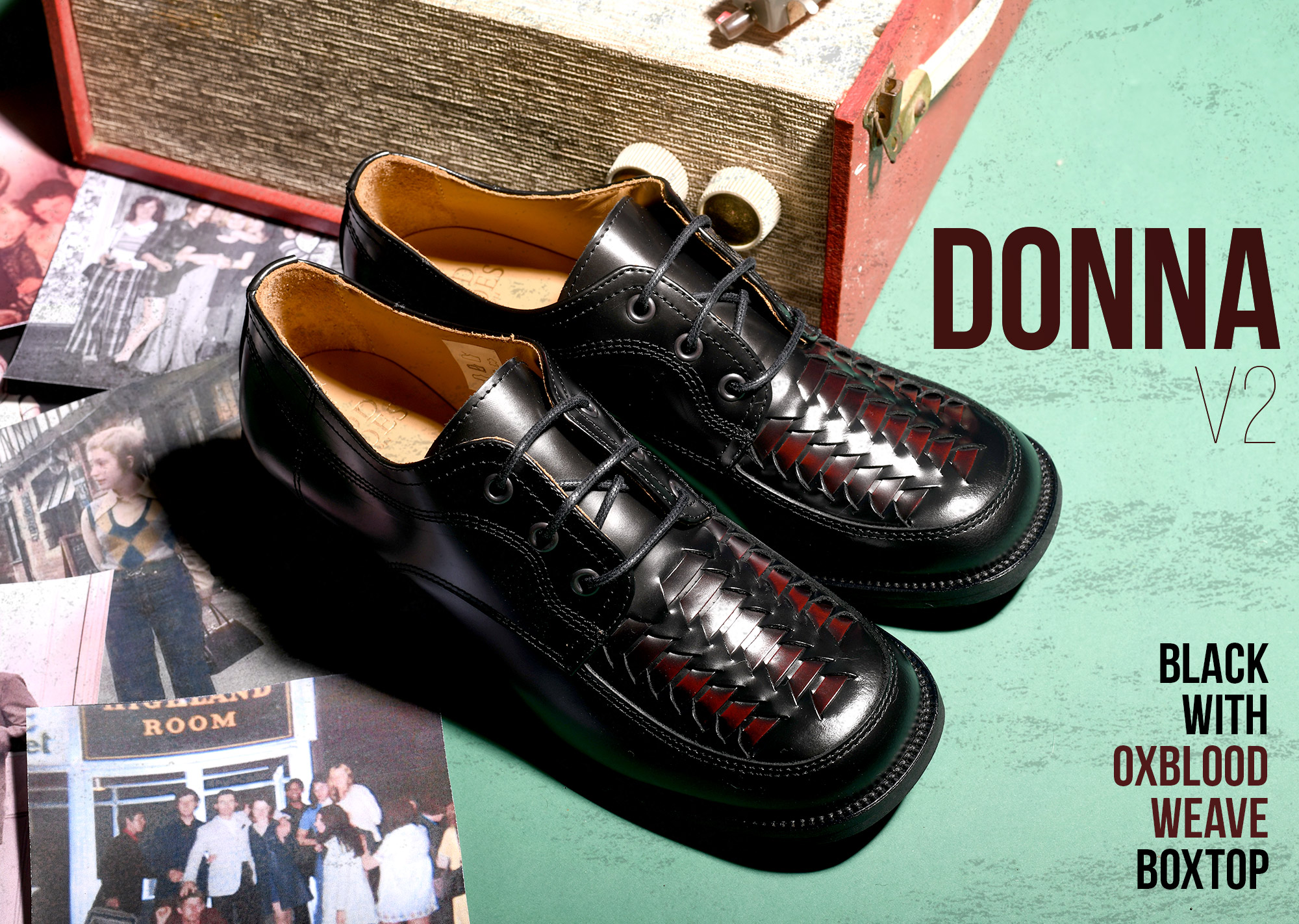 https://www.modshoes.co.uk/wp-content/uploads/2023/12/modshoes-the-donna-V2-box-tops-leather-in-black-with-oxblood-weave-nothern-soul-ska-skinhead-womens-shoes-01.jpg